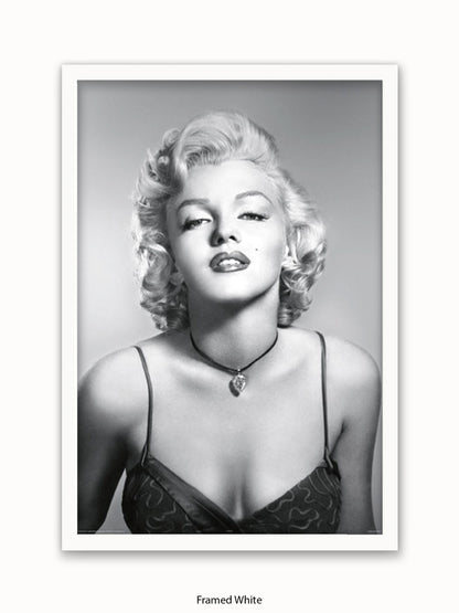 Marilyn  Monroe  Diamond  Necklace Poster