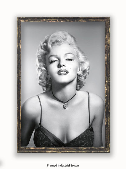 Marilyn  Monroe  Diamond  Necklace Poster