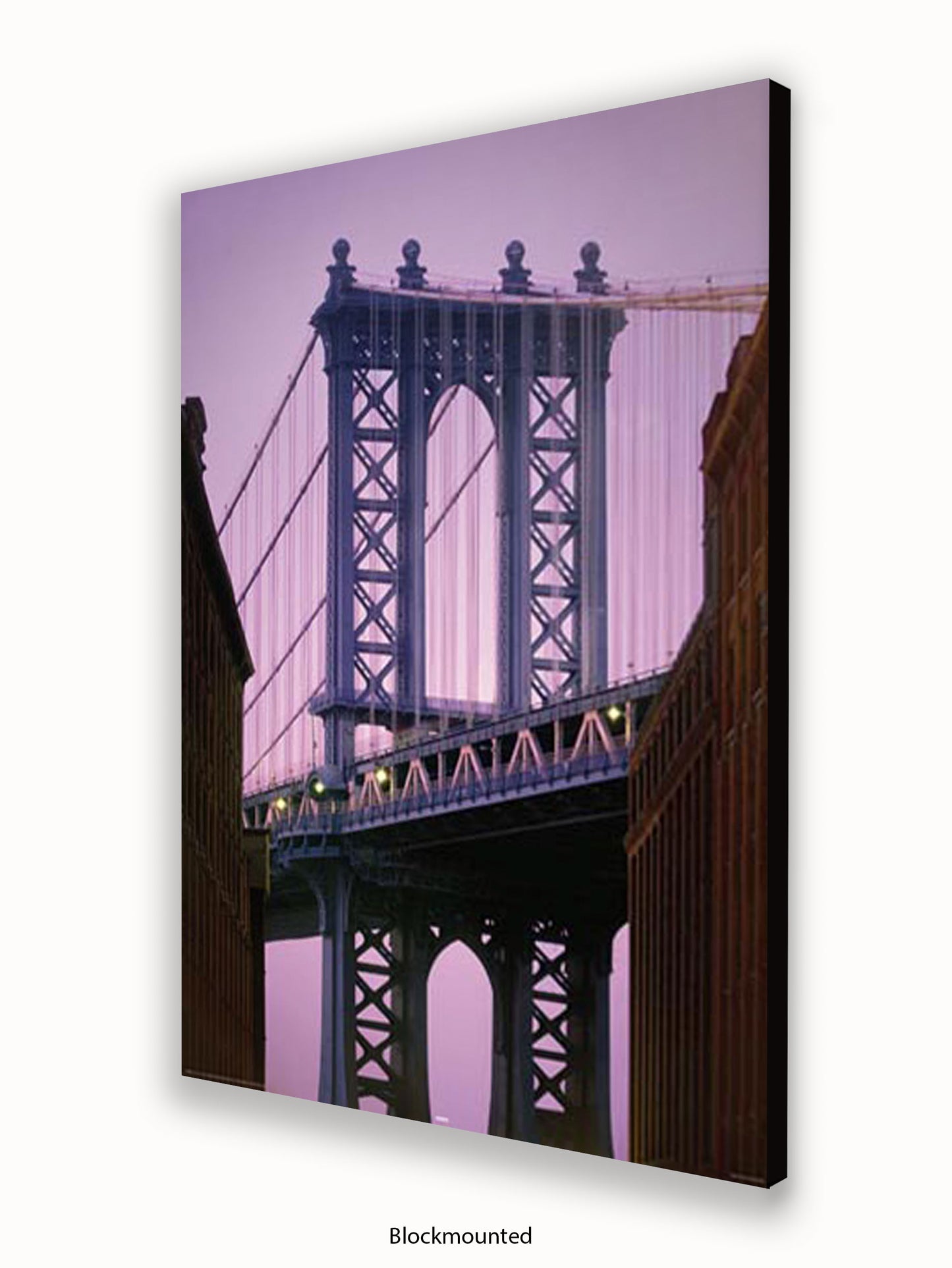 New York Manhattan Bridge Close Up Poster