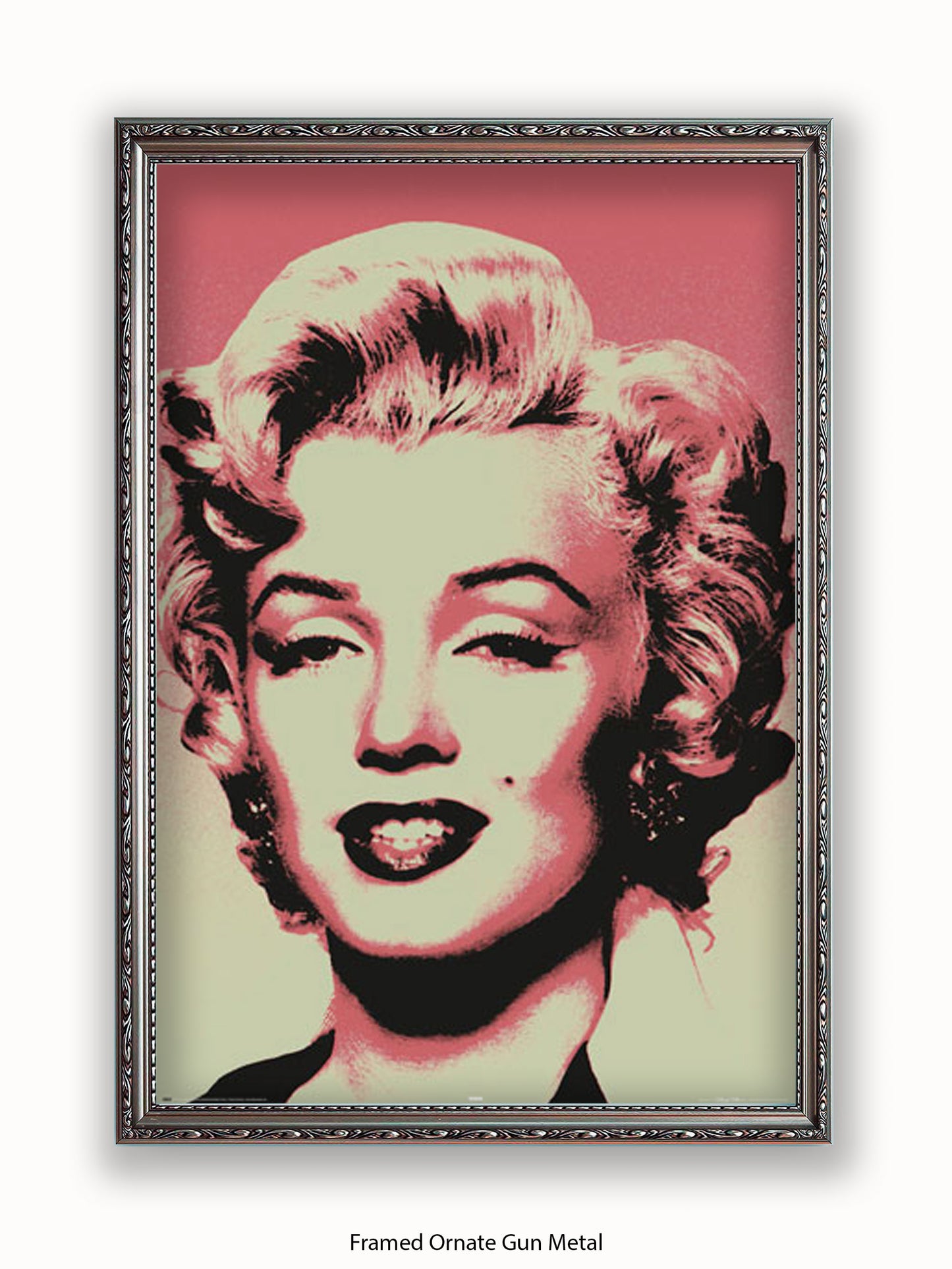Marilyn  Monroe  Pop  Art  Pink Poster