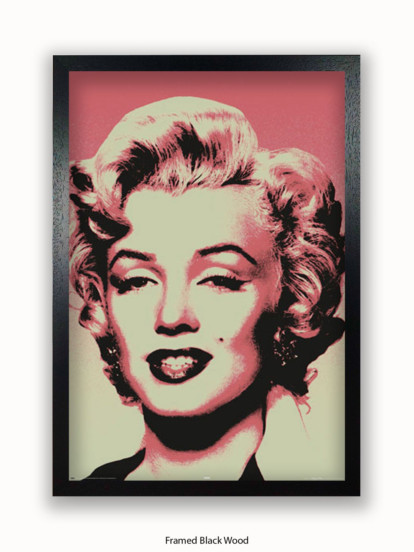 Marilyn  Monroe  Pop  Art  Pink Poster