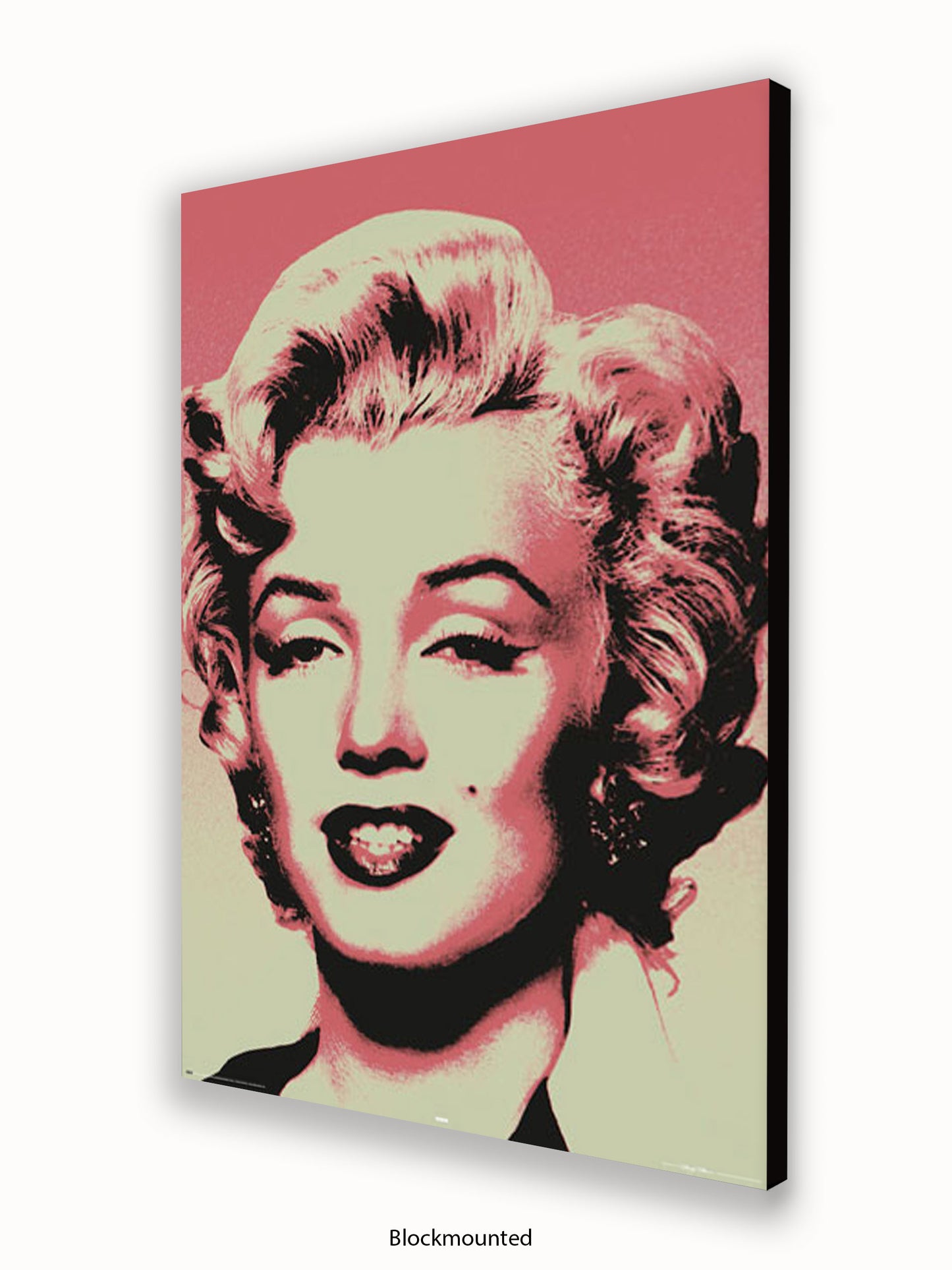 Marilyn  Monroe  Pop  Art  Pink Poster