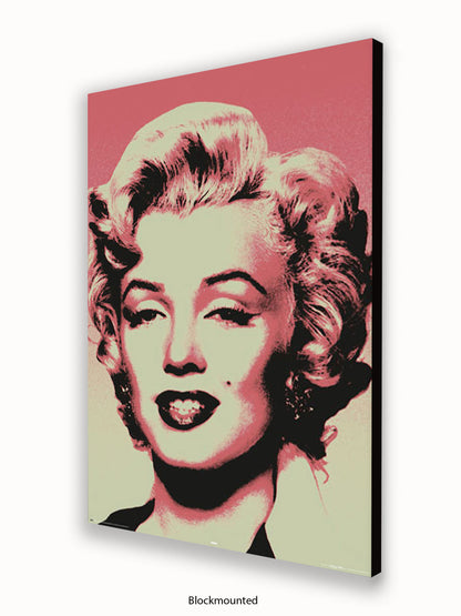 Marilyn  Monroe  Pop  Art  Pink Poster