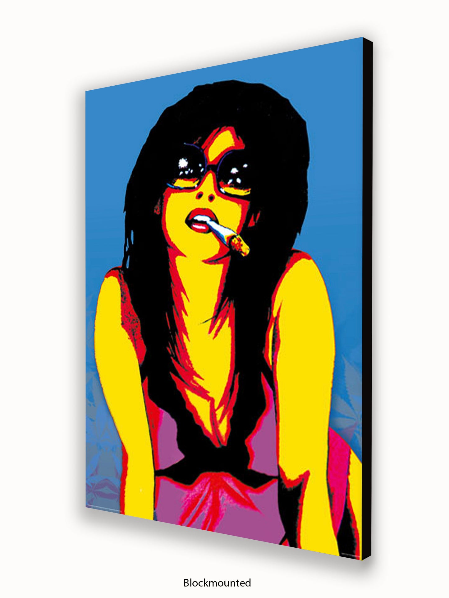 Marijuana Girl Pop Art Poster