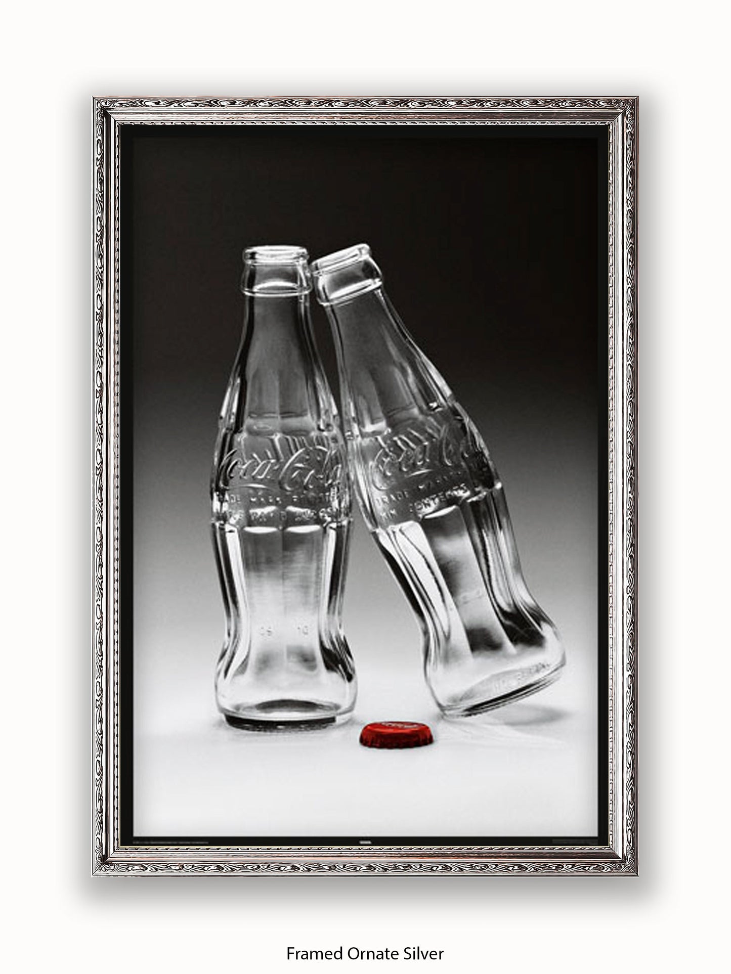 Coca Cola Kissing Bottles Poster