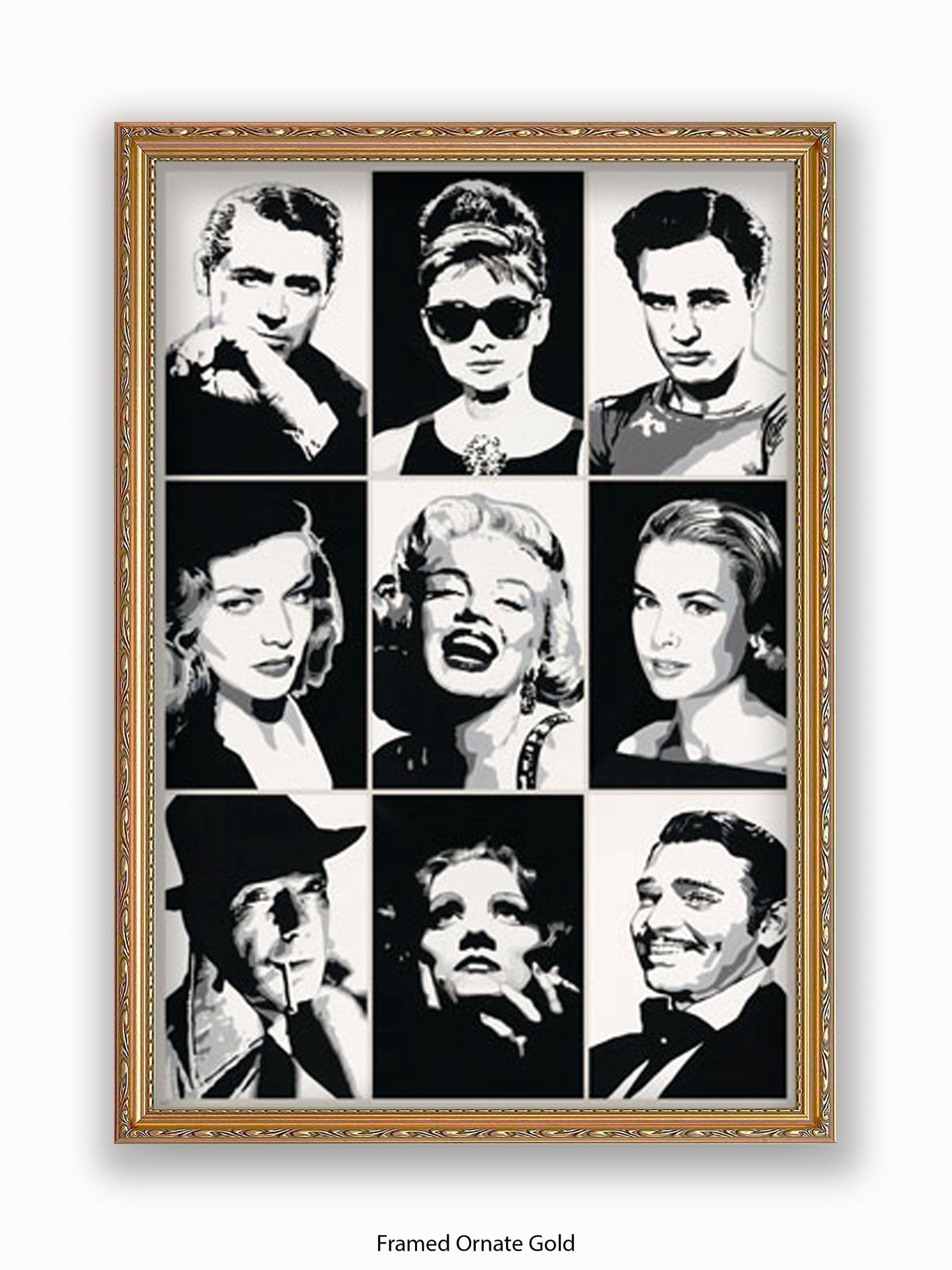 Hollywood  Legends  Faces  Mutipics Poster