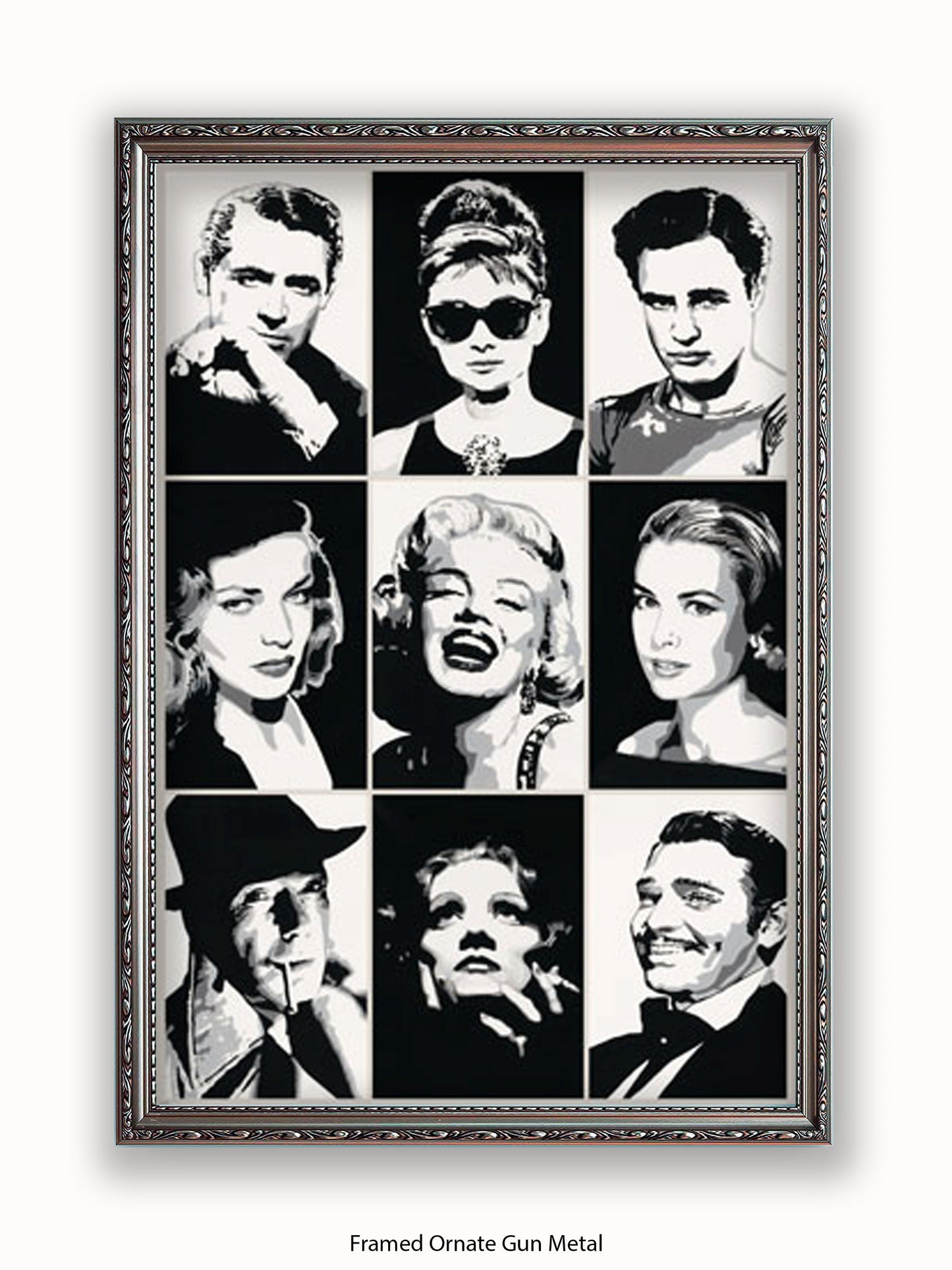 Hollywood  Legends  Faces  Mutipics Poster