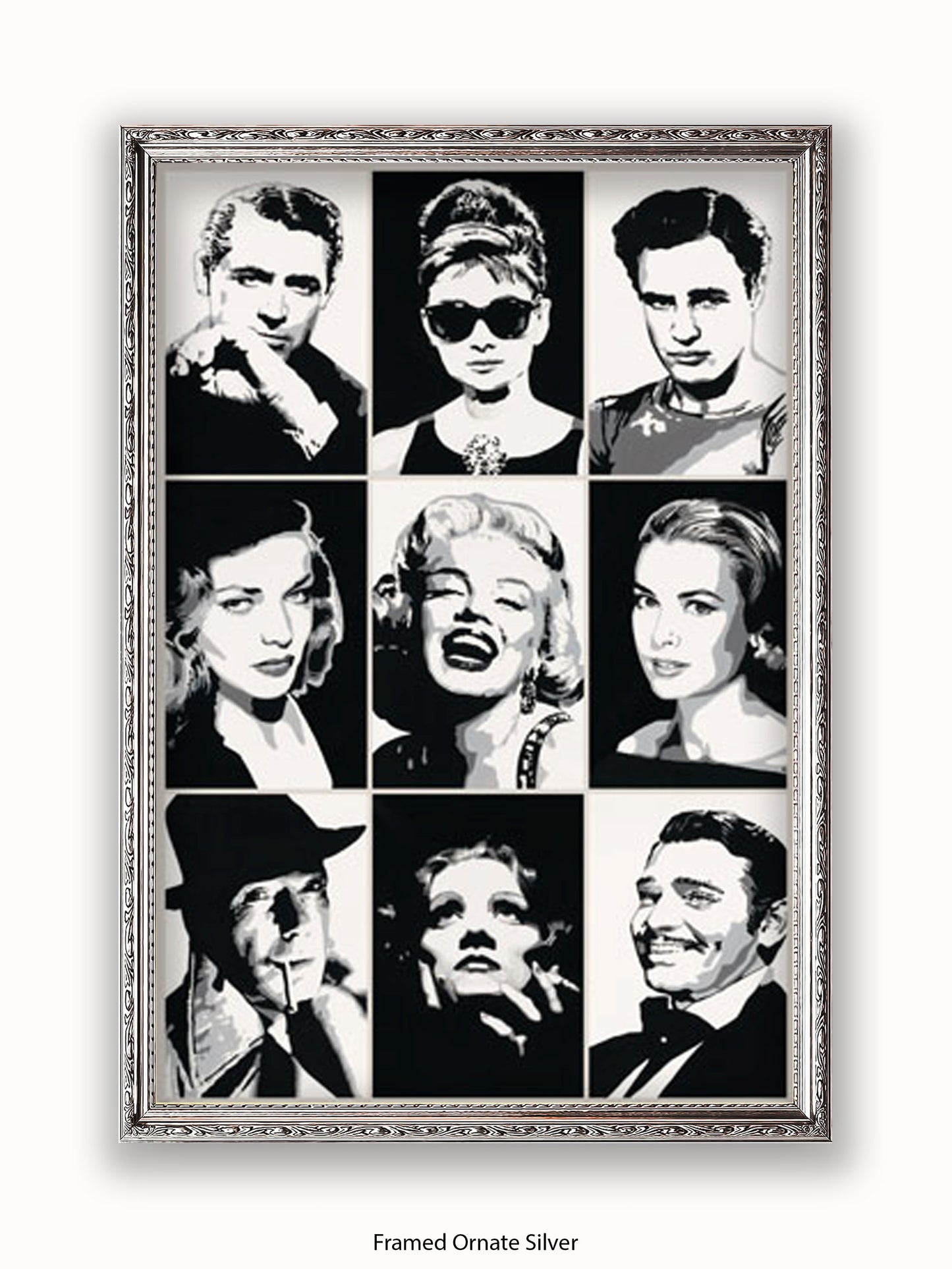 Hollywood  Legends  Faces  Mutipics Poster