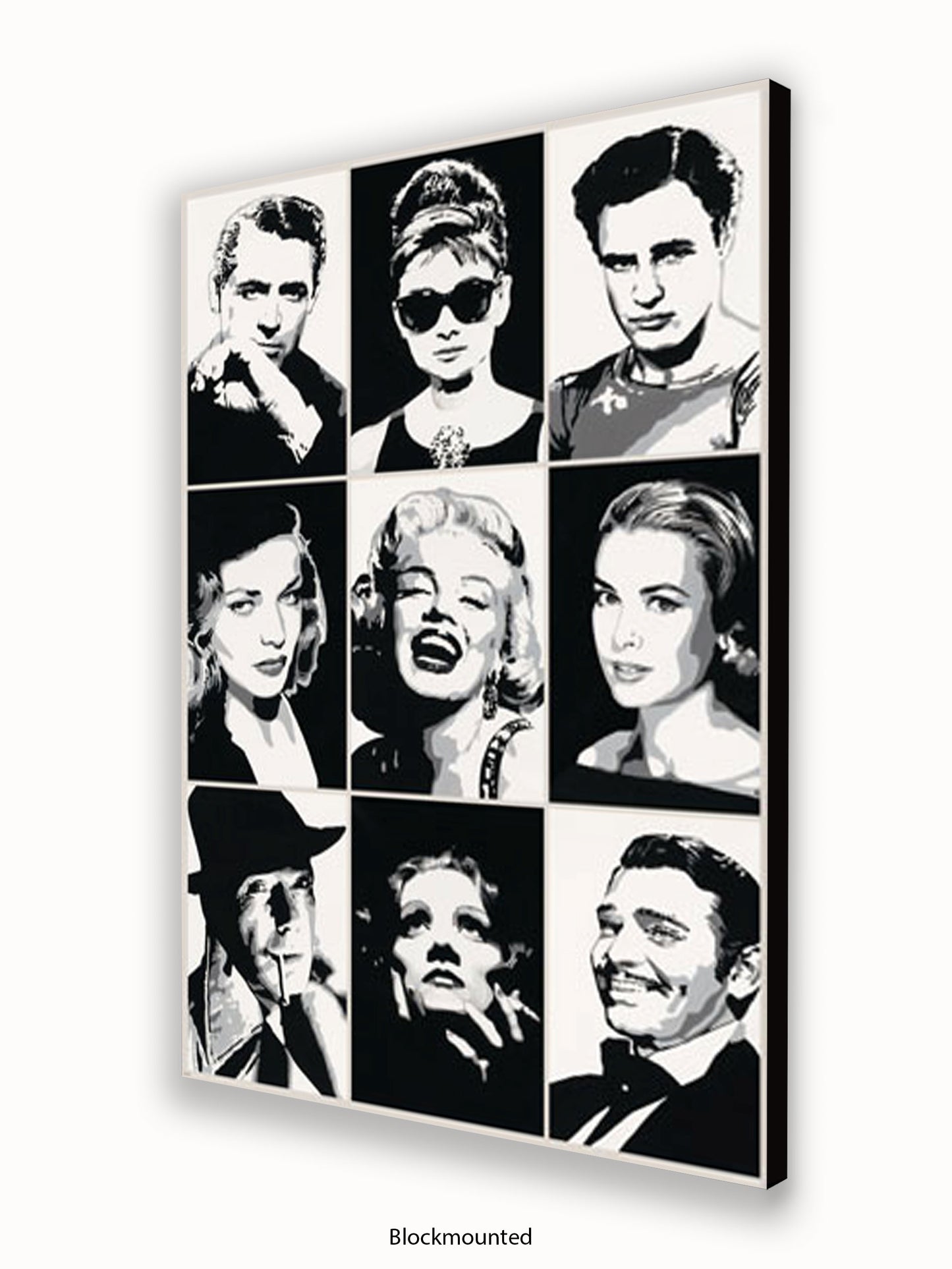 Hollywood  Legends  Faces  Mutipics Poster