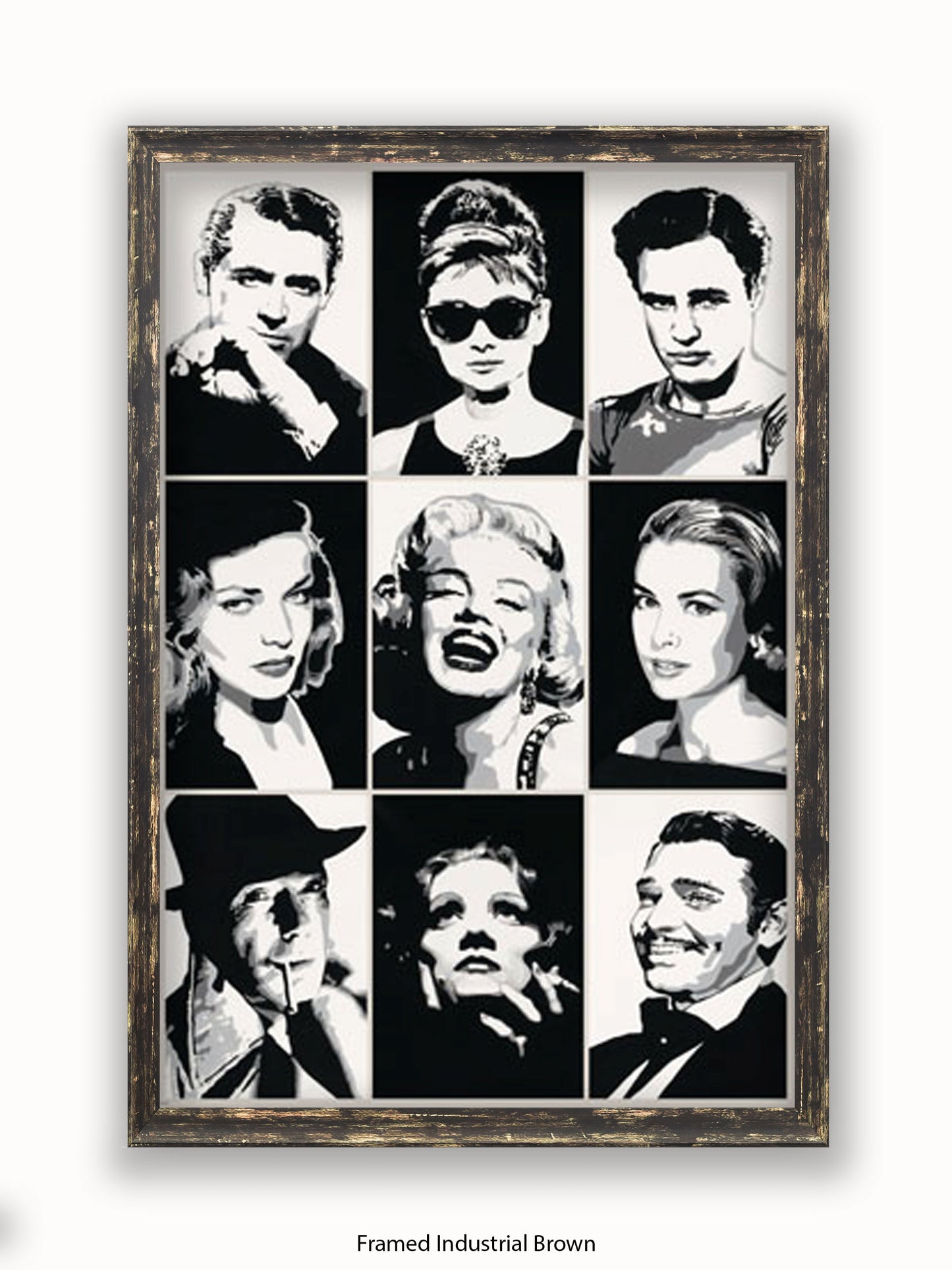 Hollywood  Legends  Faces  Mutipics Poster