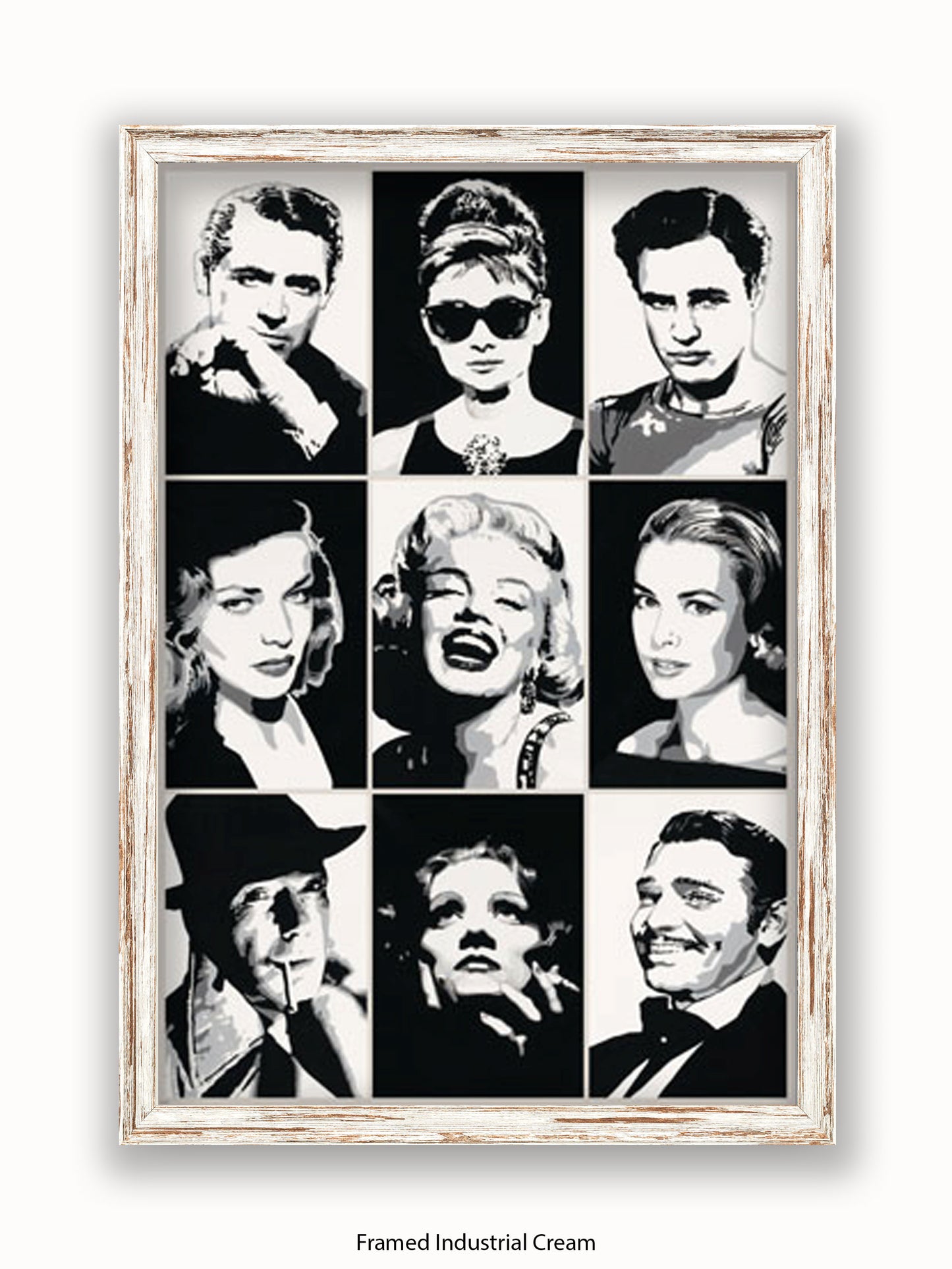 Hollywood  Legends  Faces  Mutipics Poster