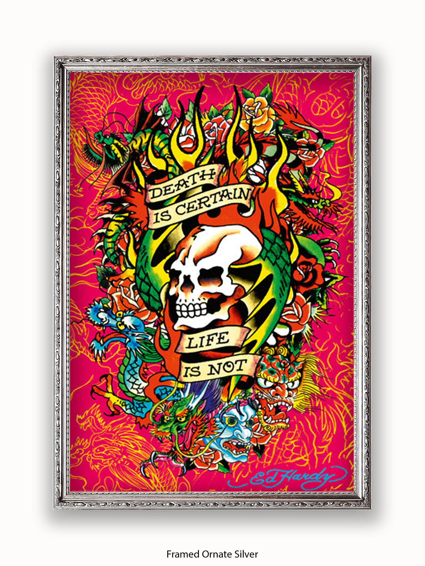 Ed  Hardy  Death  Is  Certain Poster