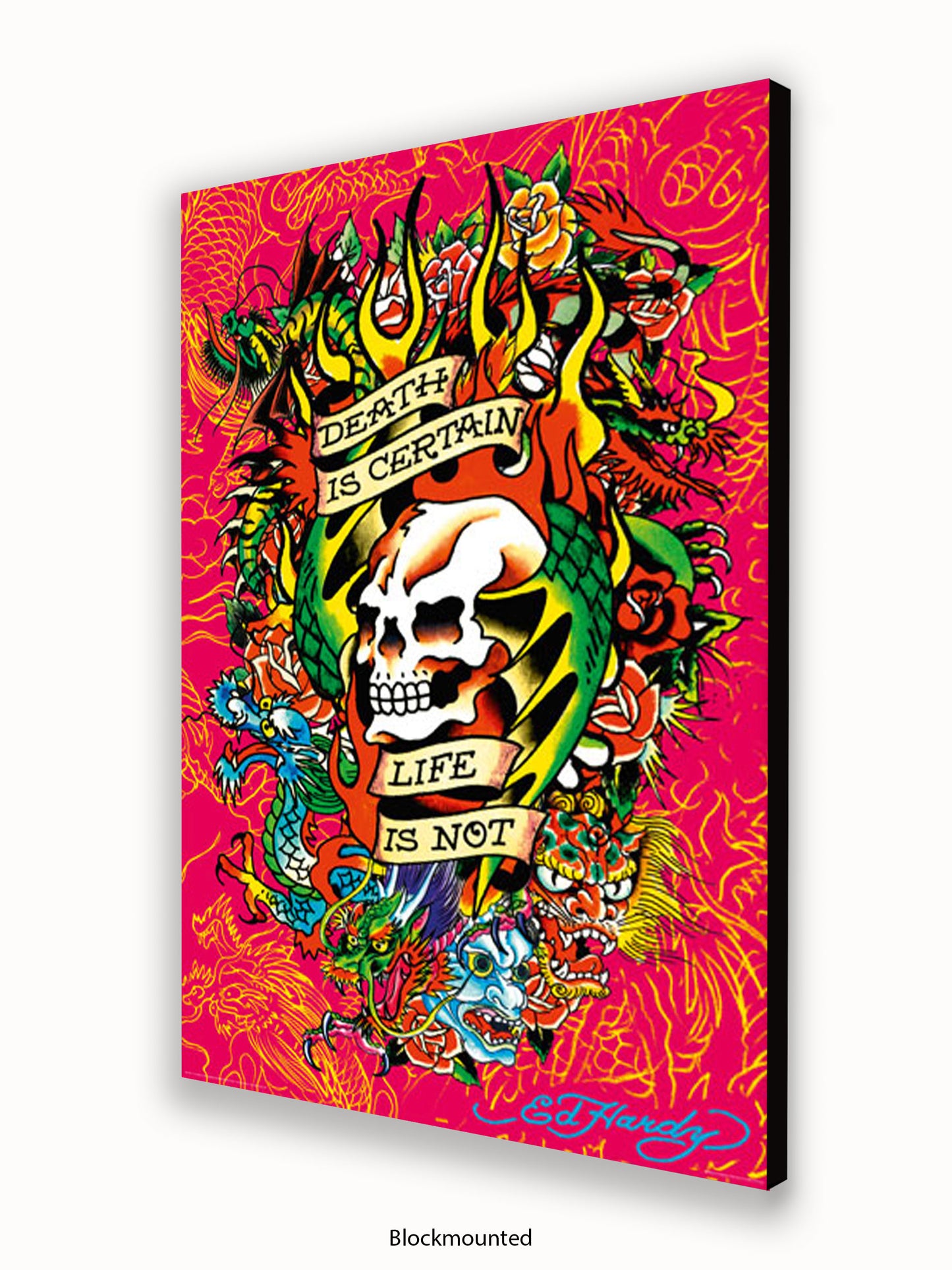 Ed  Hardy  Death  Is  Certain Poster