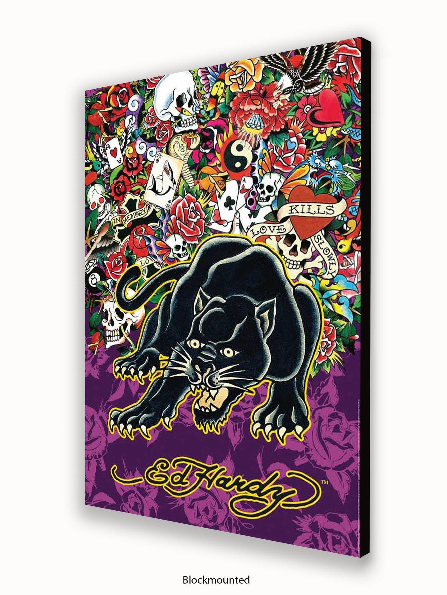 Ed Hardy Black Panther Poster