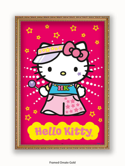 Hello Kitty Raver Poster