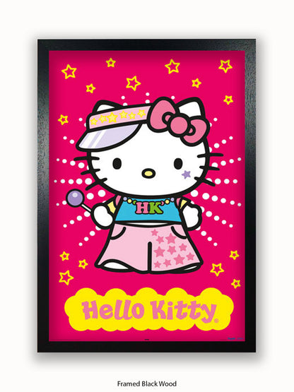 Hello Kitty Raver Poster