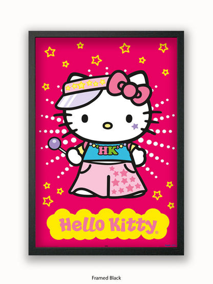 Hello Kitty Raver Poster
