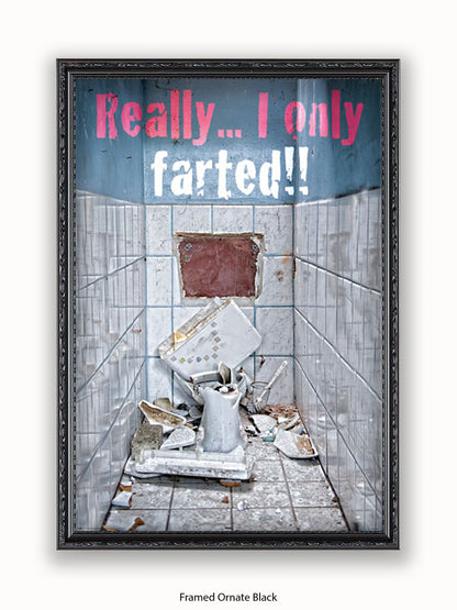 Really I Only Farted Poster