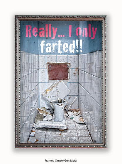 Really I Only Farted Poster