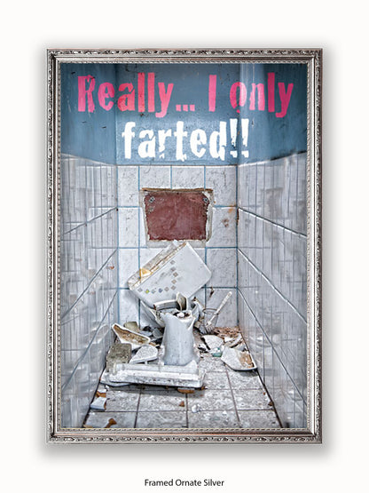 Really I Only Farted Poster