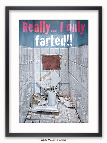 Really I Only Farted Poster