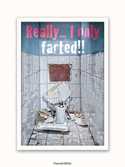 Really I Only Farted Poster
