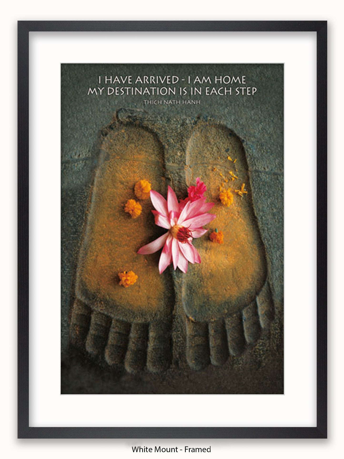 Footprints I Have Arrived Poster