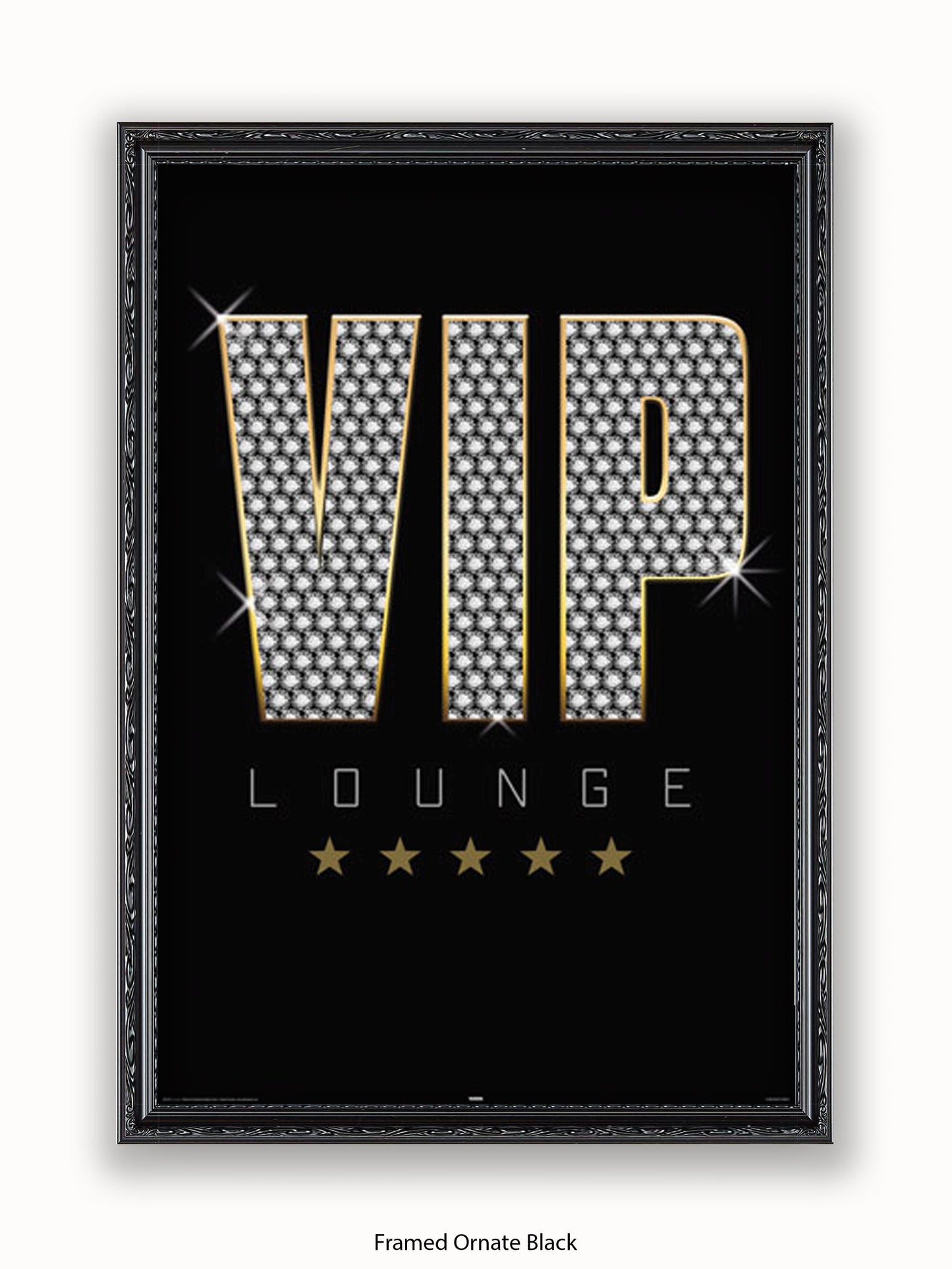 Vip Lounge Bling Poster