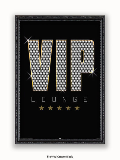 Vip Lounge Bling Poster