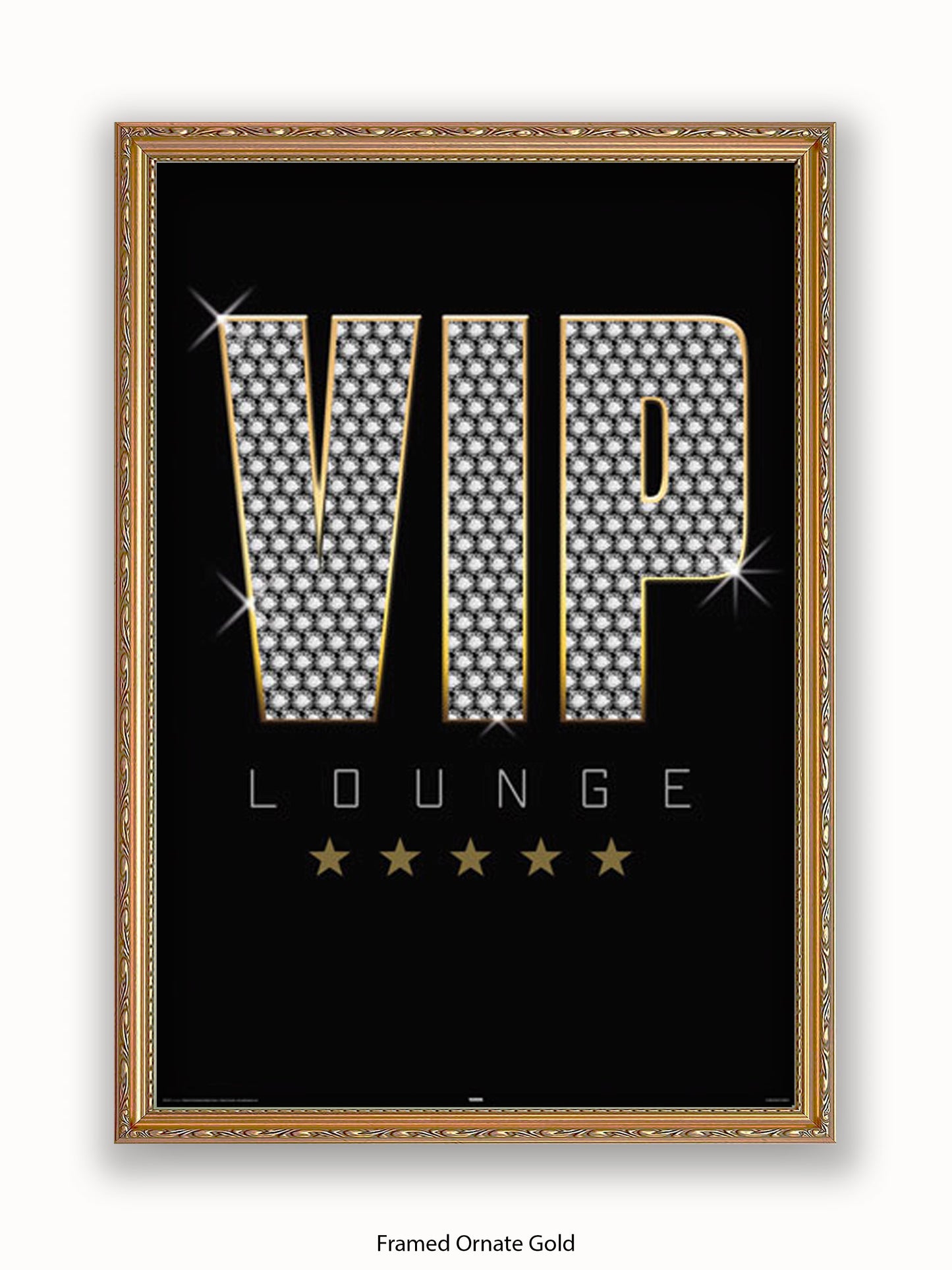 Vip Lounge Bling Poster
