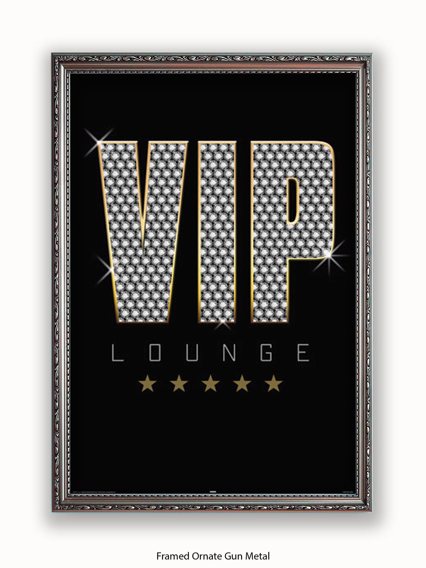 Vip Lounge Bling Poster