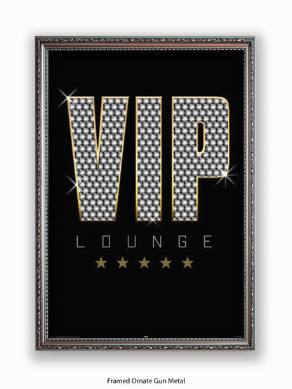 Vip Lounge Bling Poster