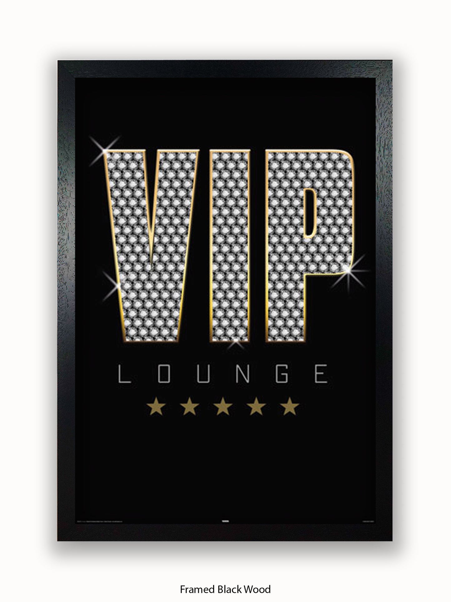 Vip Lounge Bling Poster