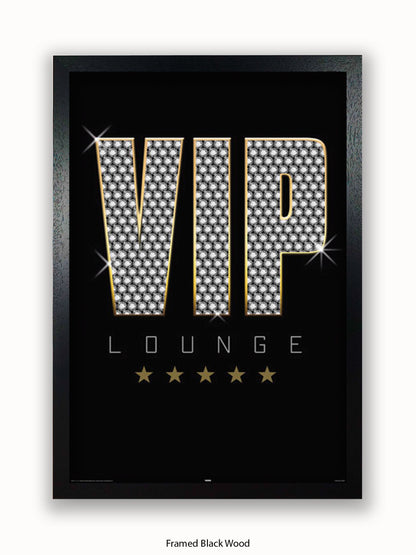 Vip Lounge Bling Poster