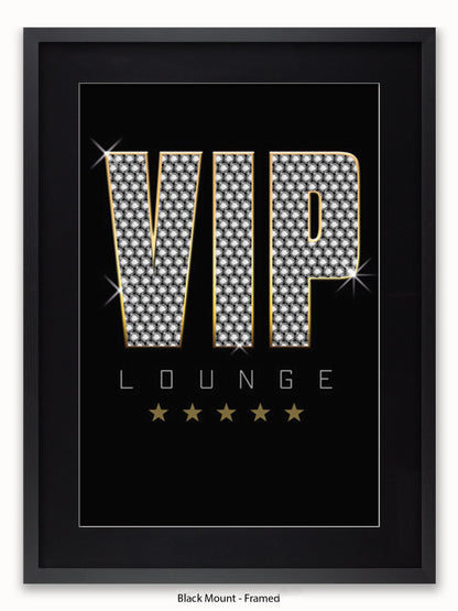 Vip Lounge Bling Poster