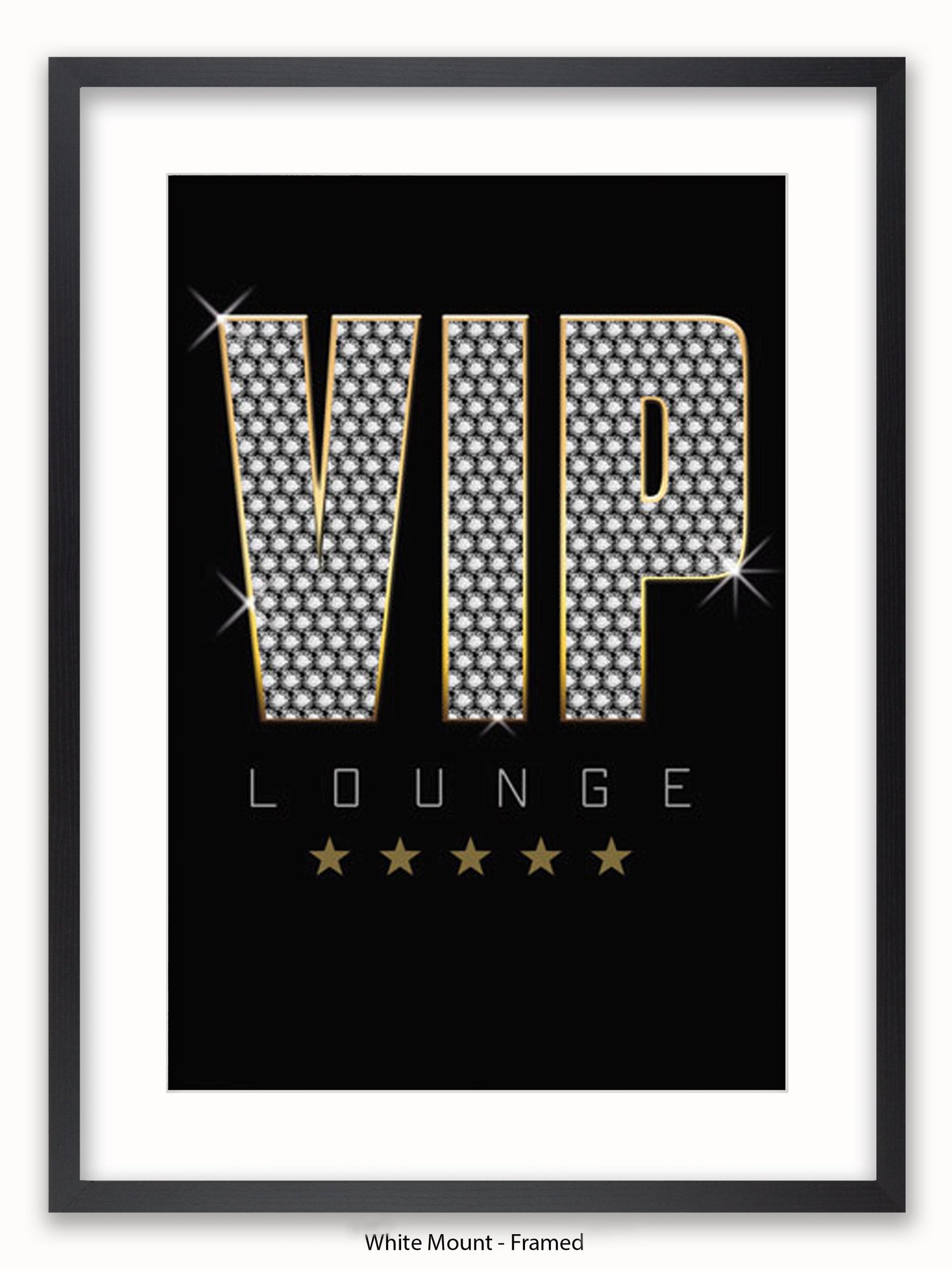 Vip Lounge Bling Poster