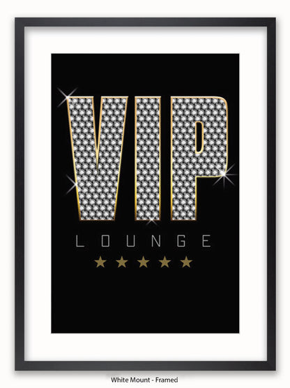 Vip Lounge Bling Poster