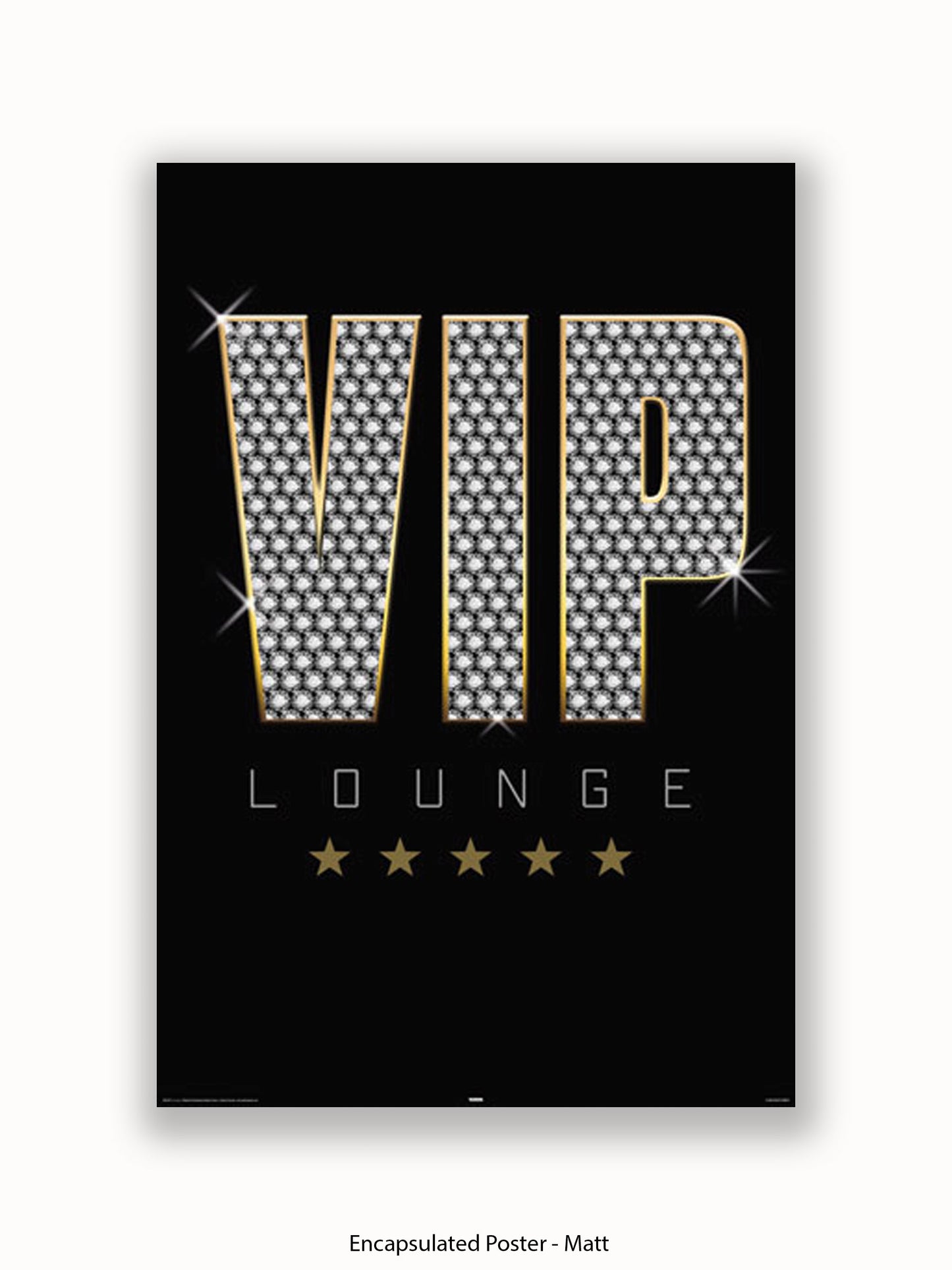 Vip Lounge Bling Poster