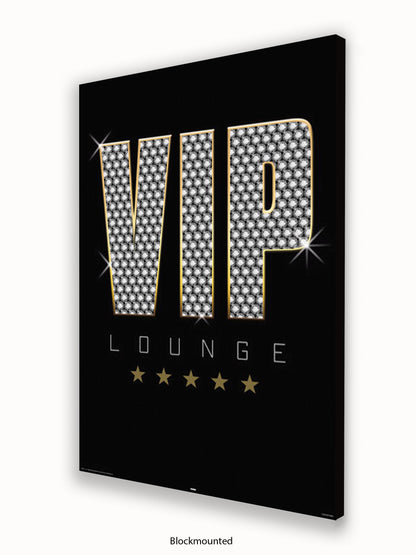 Vip Lounge Bling Poster