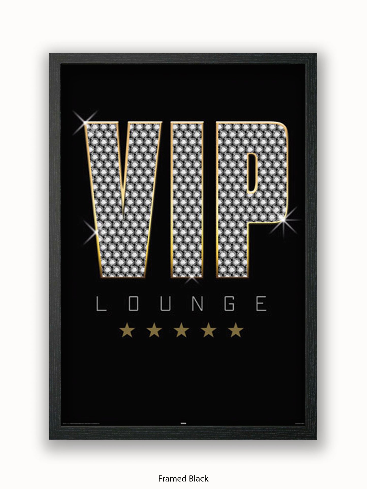 Vip Lounge Bling Poster