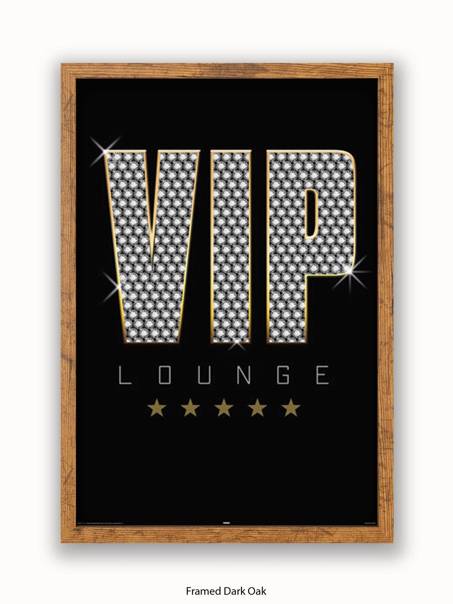 Vip Lounge Bling Poster