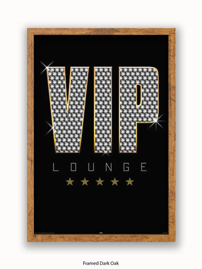 Vip Lounge Bling Poster