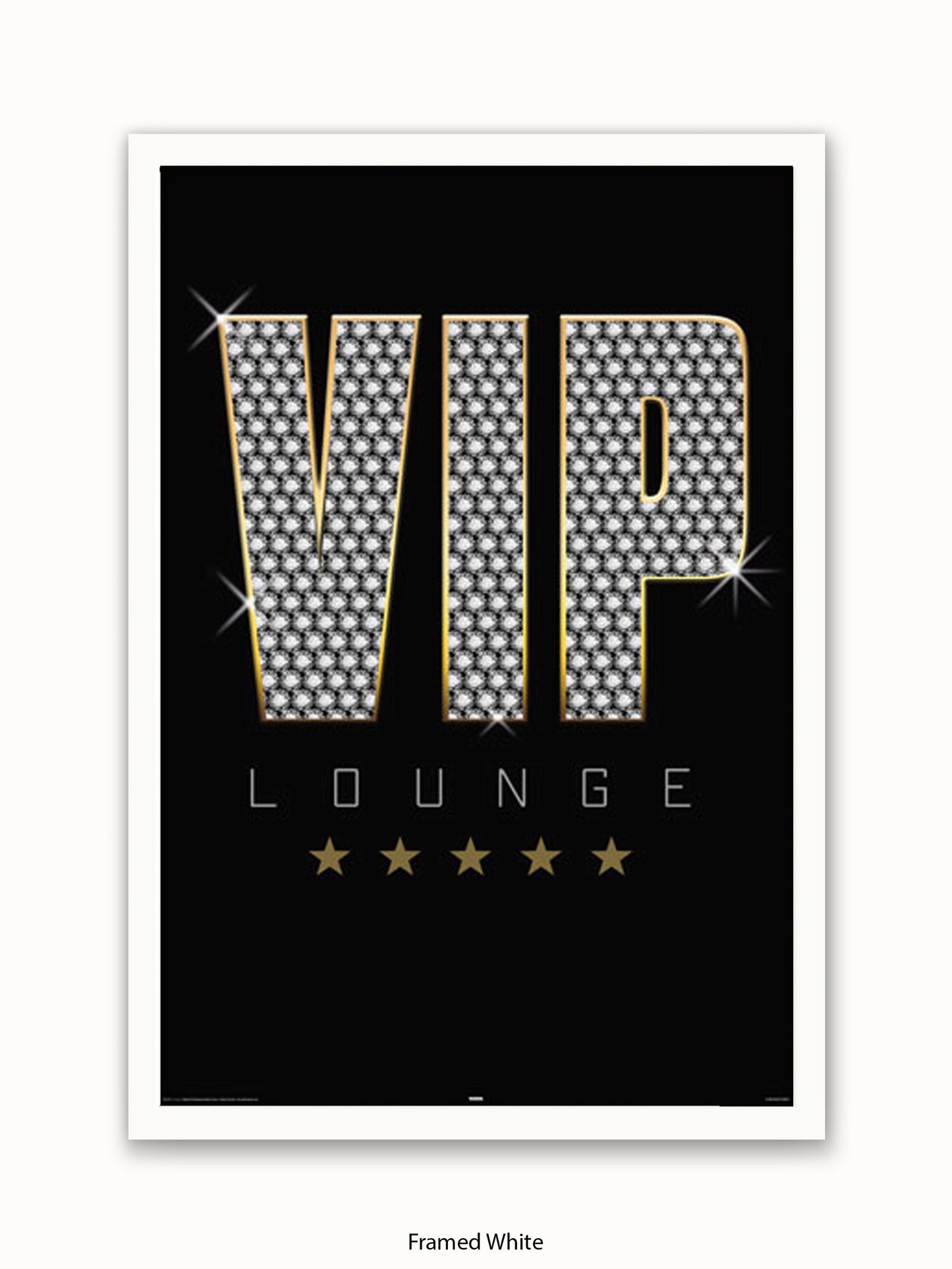 Vip Lounge Bling Poster
