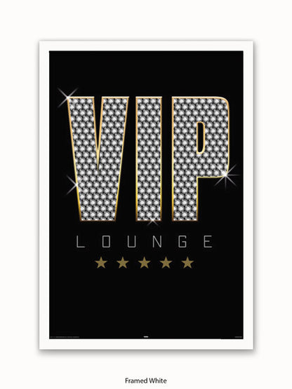 Vip Lounge Bling Poster