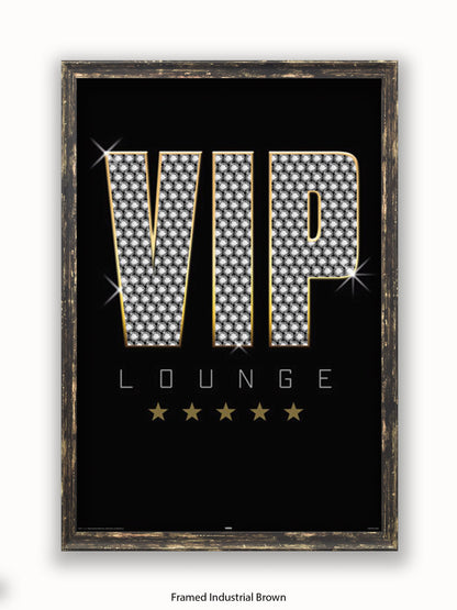 Vip Lounge Bling Poster