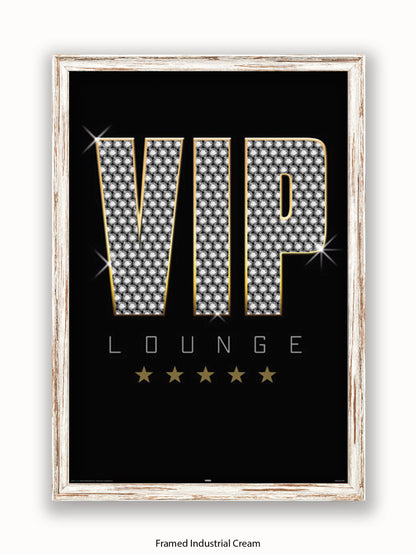 Vip Lounge Bling Poster