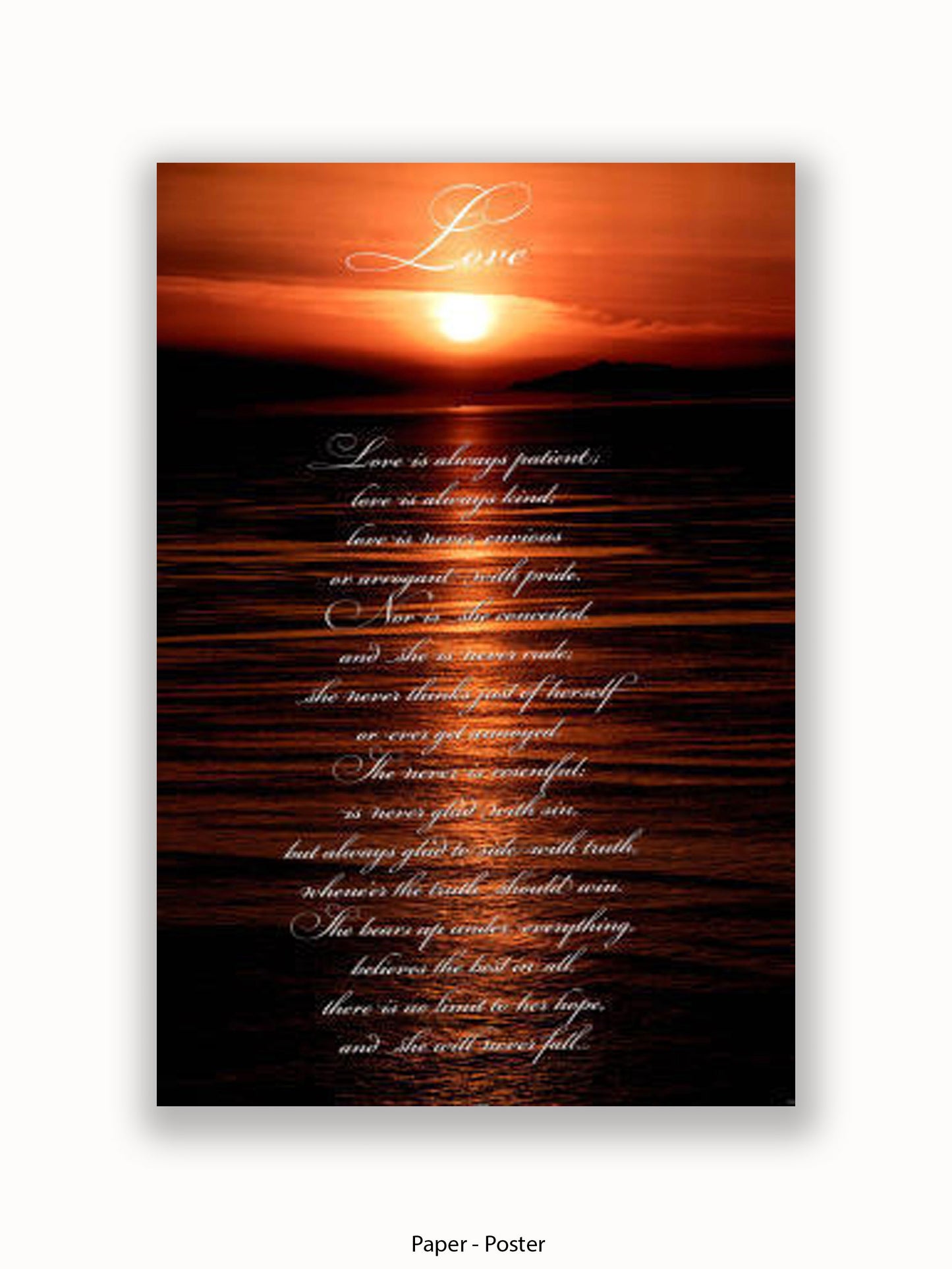 Corithians  Love Poster