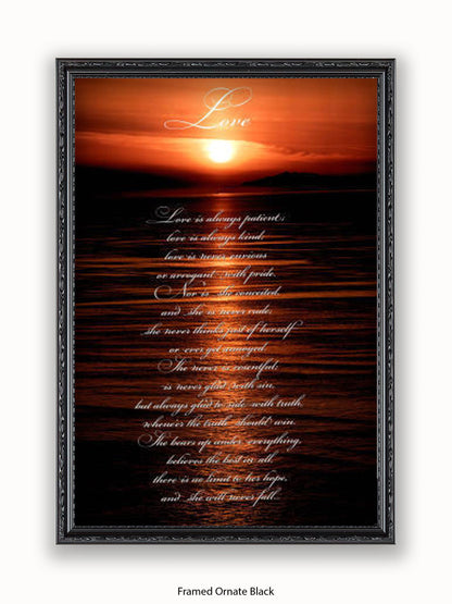 Corithians  Love Poster