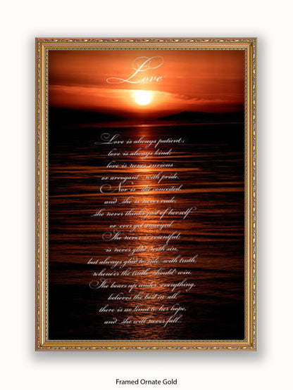 Corithians  Love Poster