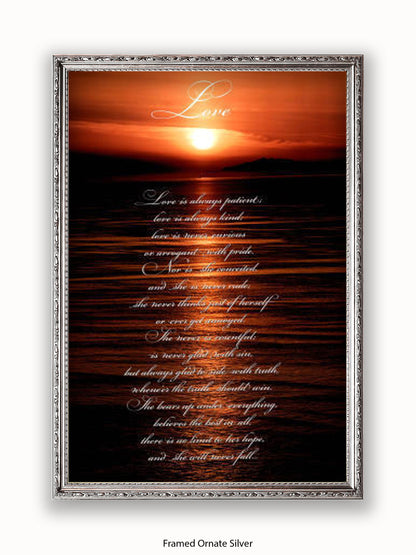 Corithians  Love Poster